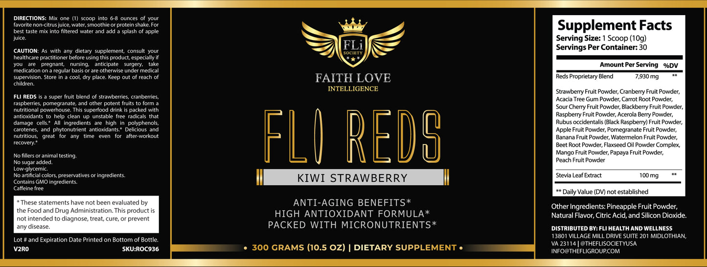 FLi Reds- Revitalization and Energy Super Food